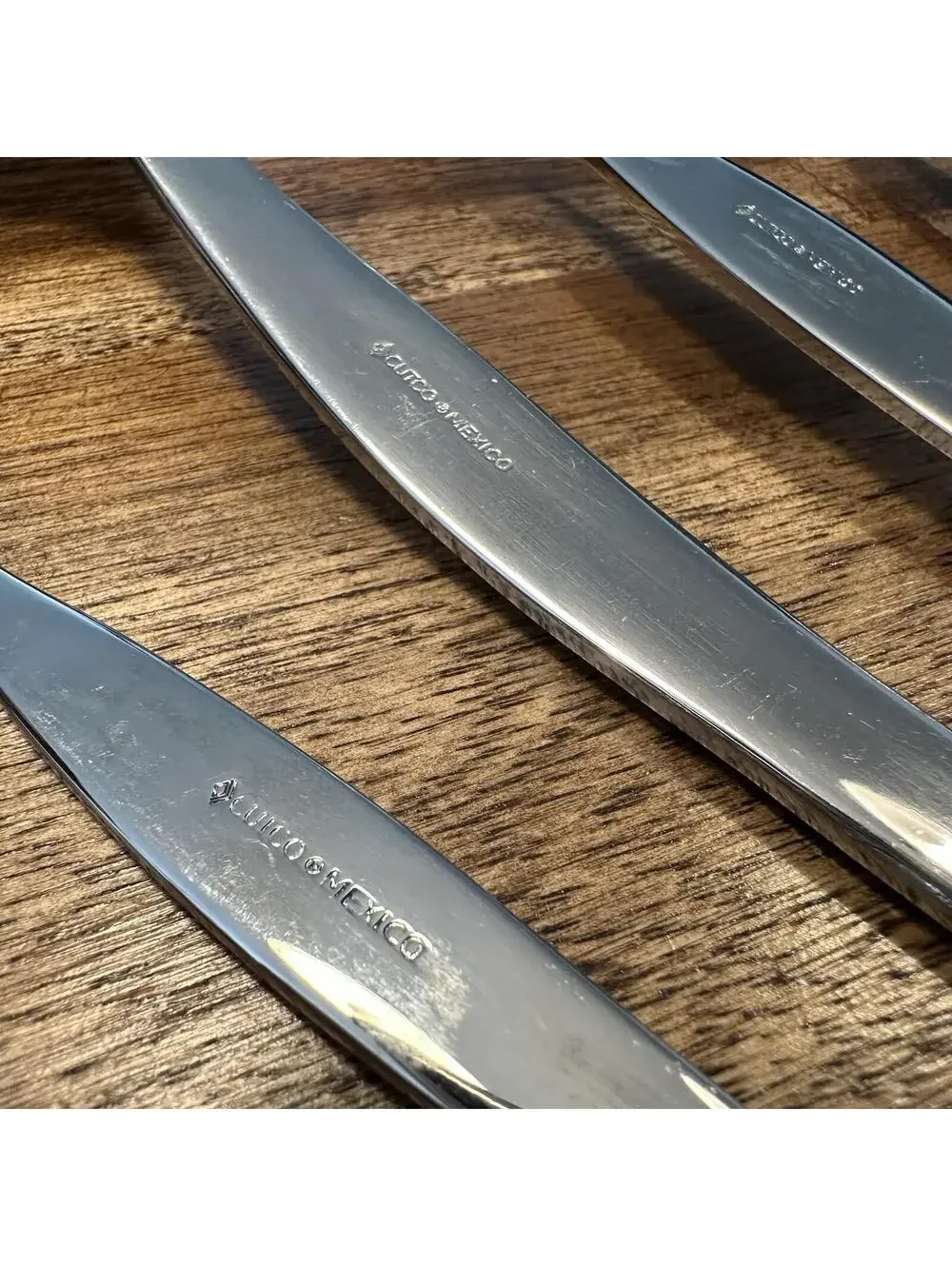 Cutco USA/Mexico Stainless Steel 5 Pc. Serving Set Includes Sugar Spoon VGC